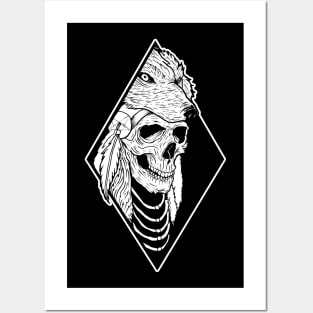 Skull Diamond Posters and Art